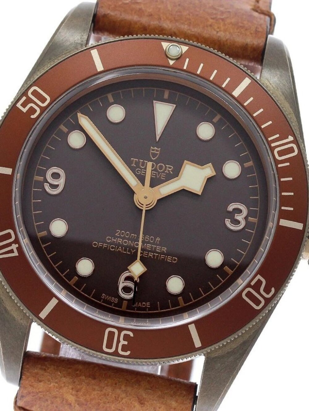 TUDOR Heritage Black Bay Bronze 79250BM Brown Dial Automatic Men's Watch_973282